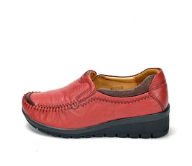 木林森女鞋W631300 春秋臻選，舒適軟面軟底真皮單鞋