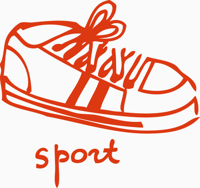 運動鞋矢量卡通手繪 當設(shè)計遇上童趣與活力