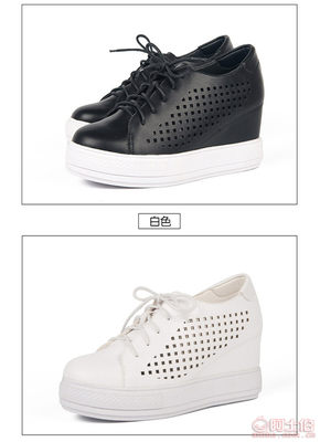 松糕厚底，舒適增高 莉富翔2017秋季新款圓頭休閑鞋深度解析